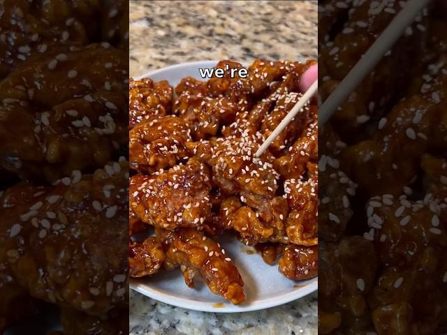 Crispiest sesame chicken 