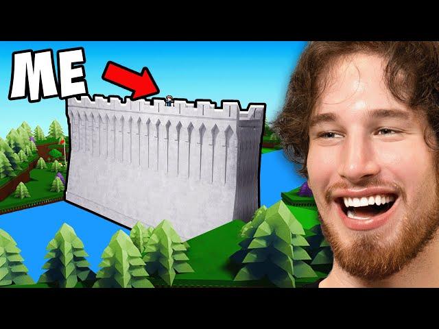 Building The LARGEST CASTLE in Roblox Build a Boat