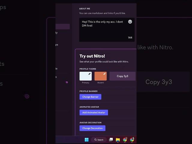 Discord Profile Theme and Decoration without Nitro