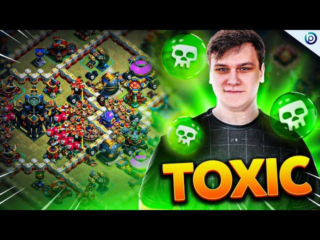 NEW TOXIC TH17 DIAMOND Base Link Defends [Nearly] EVERYTHING | Clash of Clans Legends/War Bases