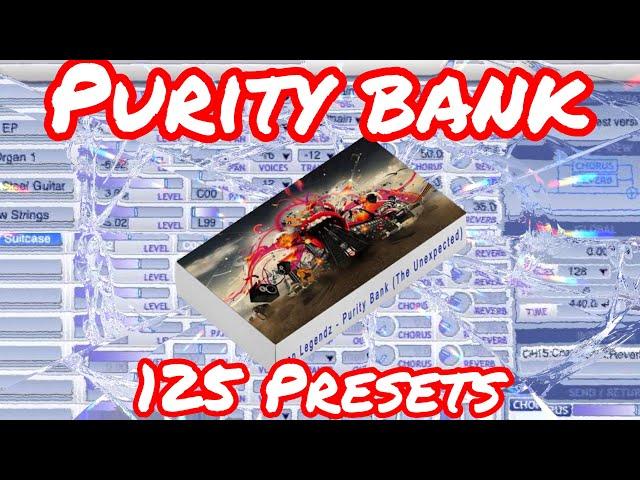 (125+ PRESETS) Purity Presets Bank "The Unexpected"  Trap Sounds Playboi Carti Pierre Bourne