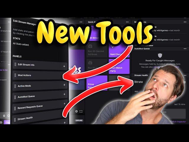 New Stream Manager Tools On Twitch - Check FPS. Mods, & More!