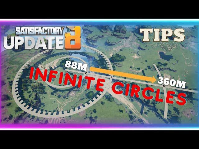 Curve MASTERMIND! The Secret to Unleashing ANY Size Circle in Satisfactory 1.0 | Tips and Tricks