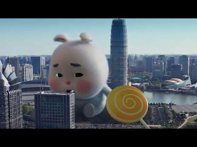 Cute fat rabbit | Funny The Chubby Rabbit | Tiktok rabbit cute super cute fat bunny|Kartun rabbit #2