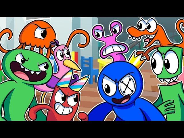 РАДУЖНЫЕ ДРУЗЬЯ В САДУ БАН БАНА! | Garten of Ban Ban/Rainbow Friends - Анимации на русском