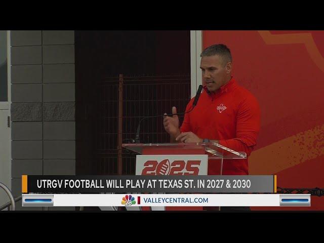 UTRGV announces first football games in program history