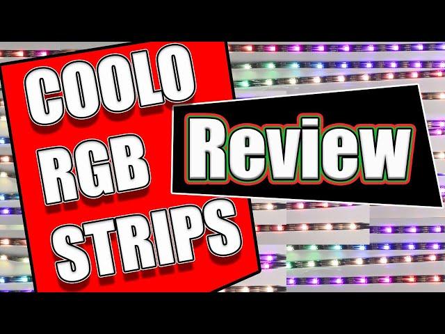 Coolo RGB LED Strips for Corsair Lighting Node Pro or Commander pro