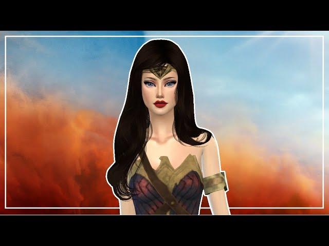 The Sims 4 Cas: Wonder Woman/Mulher Maravilha | Justice League