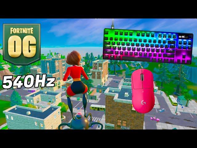 SteelSeries Apex Pro TKL ASMR  Fortnite OG Ranked Reload  Satisfying Keyboard Fortnite 360 FPS 4K