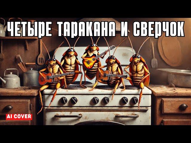 Четыре таракана и сверчок (Ai cover) - Музыкальный Мини-Клип