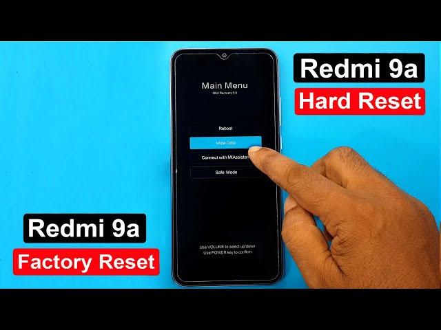 Redmi 9a Hard Reset | Redmi 9a Pattern Lock Forgot | Redmi 9a Factory Reset |  Xiaomi 9a Pin Unlock