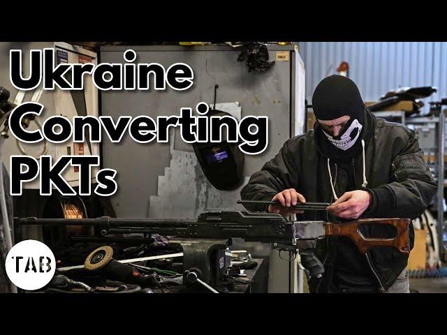 Ukraine Is Converting Salvaged Russian Tank Machine Guns