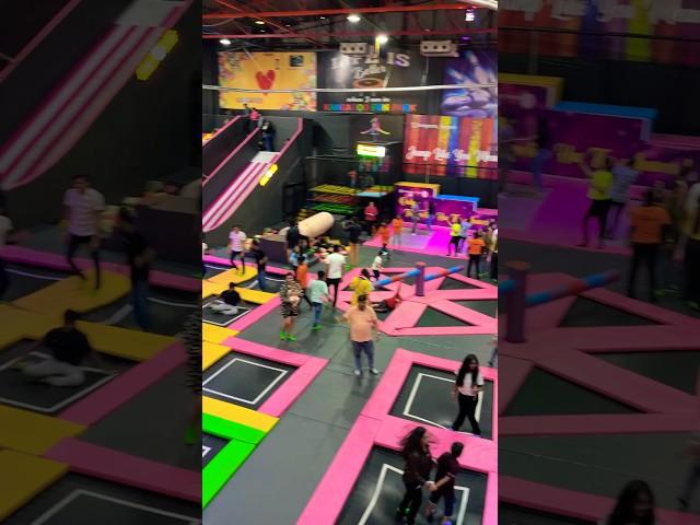 Trampoline Park Lucknow #trampoline #shorts #youtubeshorts #game #fun