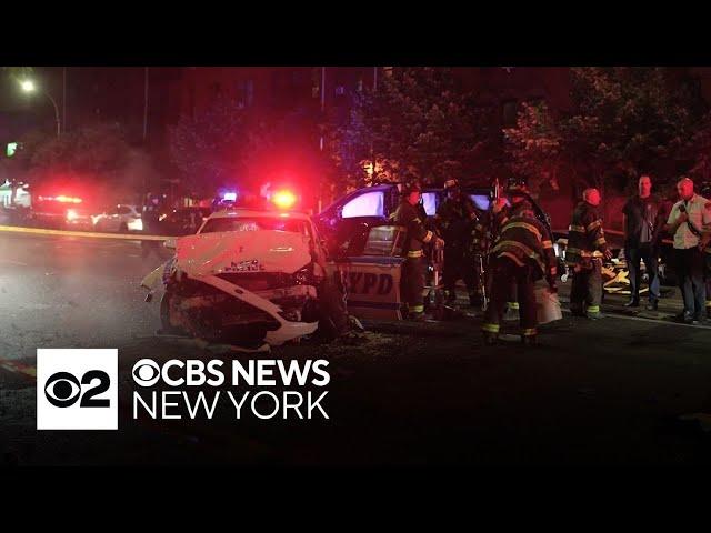 Driver charged with DWI in crash that injured 2 NYPD officers, 2 others