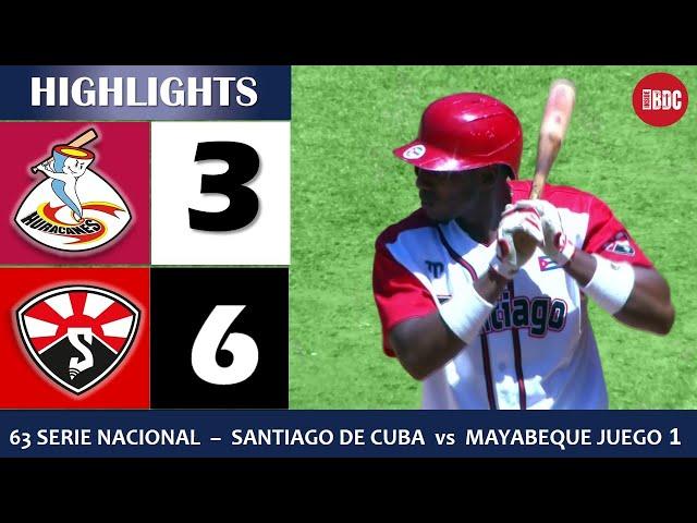  63 Serie Nacional | Highlights: Mayabeque vs. Santiago de Cuba Juego 1 (2/4/24)