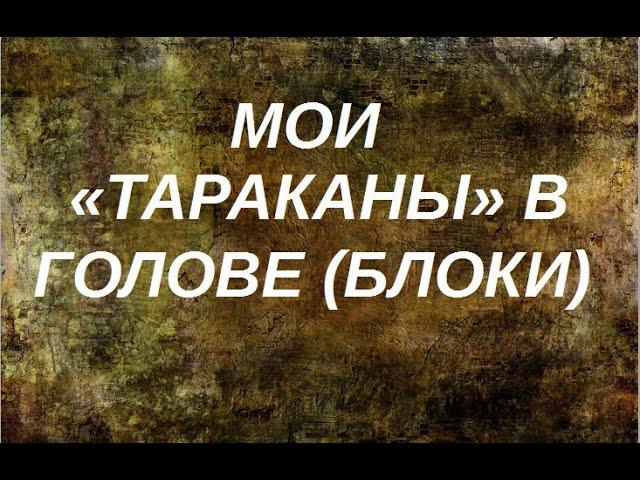 Мои "тараканы" в голове