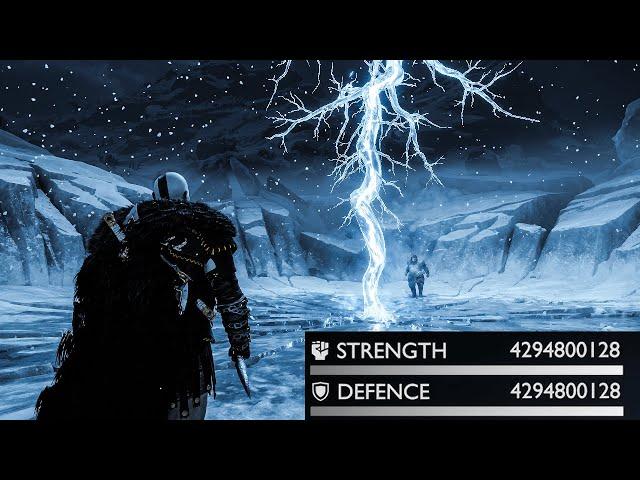 4 BILLION STRENGTH LORE ACCURATE KRATOS - God of War: Ragnarok NG+ - ERASING BOSSES - GMGOW PC 4K