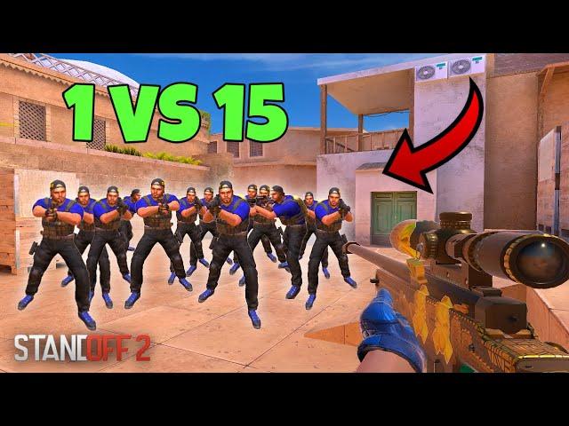 1 Vs 15 (locu 1 ia PromoCode) pe STANDOFF 2