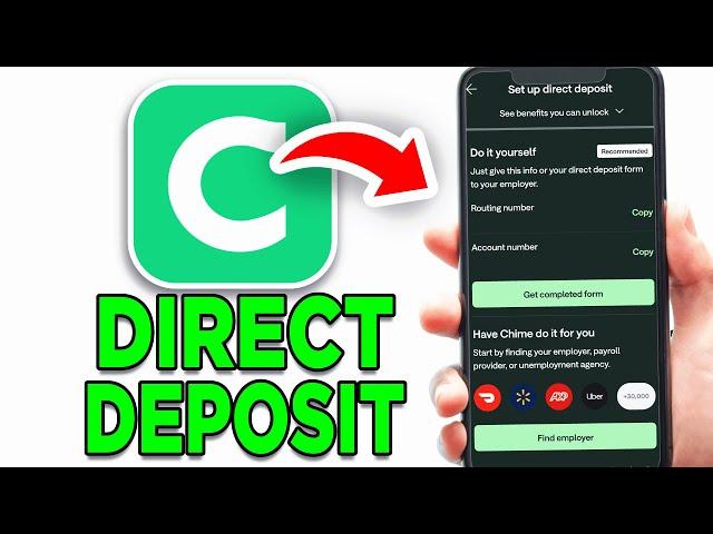 How To Setup Direct Deposit On Chime! - Full Guide