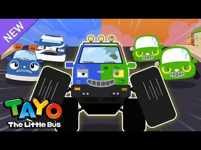NEW Halloween Chaos! | Zombie Super Car, Khan! | Spooky Movie for Kids | Tayo Sing-Along Show