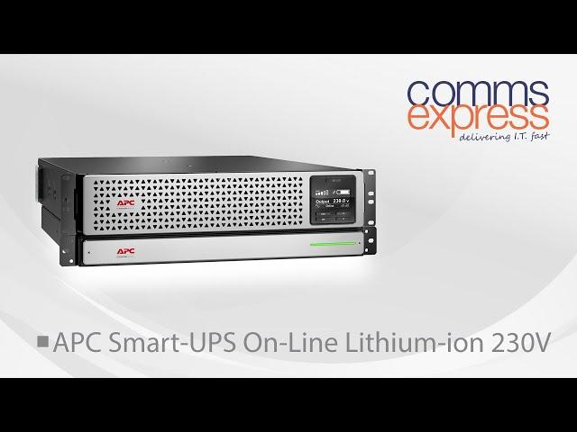 APC Smart-UPS On-Line Lithium-ion 230V by Schneider Electric