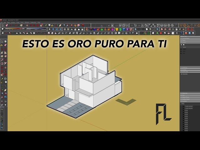 Regla De Oro Para Empezar A Modelar En Sketchup