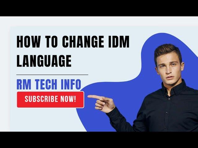 HOW TO CHANGE IDM LANGUAGE EASILY || how to change idm language to englis  | Easy Tutorial 2024