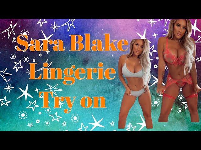 Lingerie Try on with Sara Blake