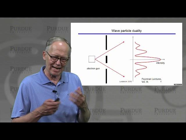 ECE Purdue Semiconductor Fundamentals L2.1: Quantum Mechanics - The Wave Equation