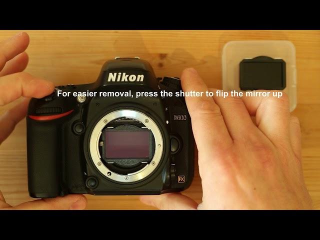 3D-printed clip filters for Nikon Full Frame cameras.