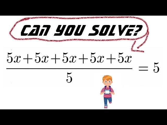 Fun Algebra Problem! - Can You Solve?