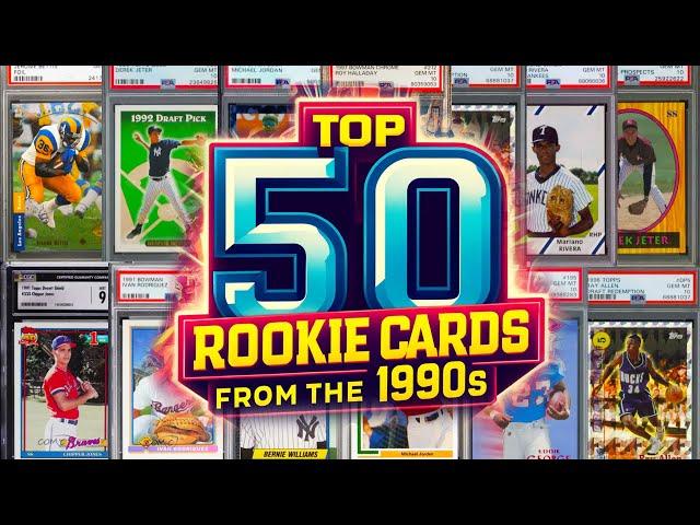 50 Valuable Rookie Sports Cards from the 1990's Recently sold   #sportscards