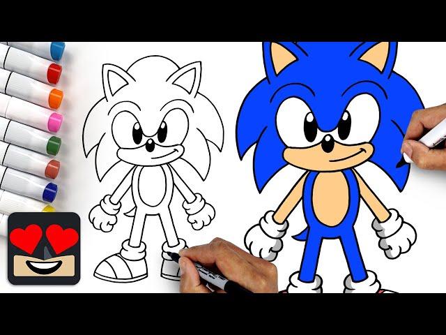 How To Draw Sonic the Hedgehog