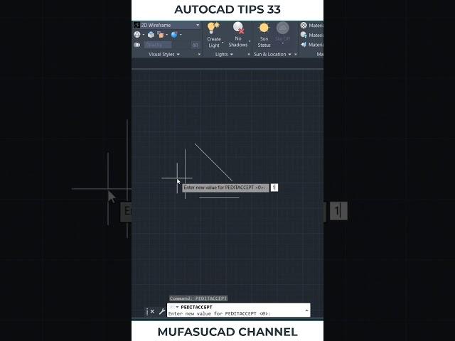 AutoCAD Tips 33 Fast Connect Unclose Line #Shorts