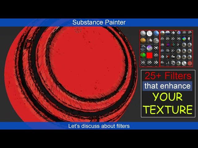 Substance Painter Filters that enhance your texture