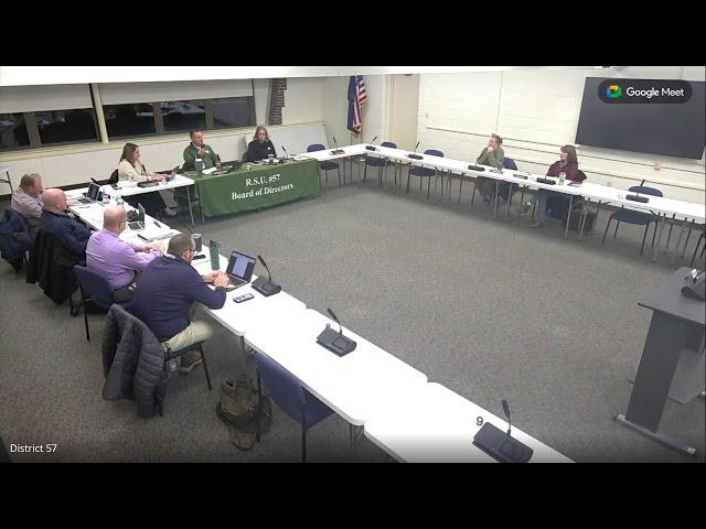 February 12 Finance Committee Meeting