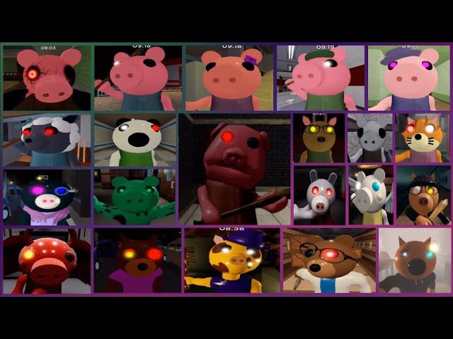 PIG-E (PIGGY APRIL FOOLS UPDATE) ALL JUMPSCARES (GAME BY @DaMiniToon )