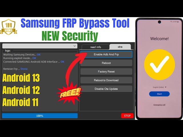 Finally All Samsung FRP Byass/Unlock 2024 Android 12/13/14 New Security, All Samsung Remove FRP 2024