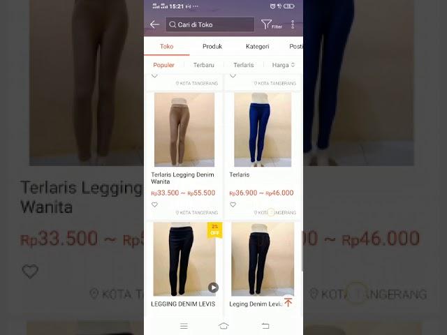 Legging Denim Levis wanita