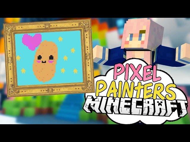 Kawaii Nyan Potato | Pixel Painters | Minecraft Art Minigame