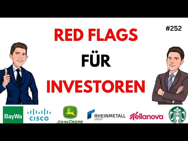 Red Flags für Investoren - BayWa - Cisco - Rheinmetall - Kallanova - Starbucks uvm.