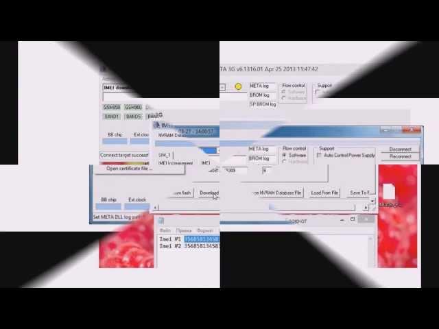 Правильное Восстановление IMEI и NVRAM  на смартфонах MTK программой Maui META 3G.