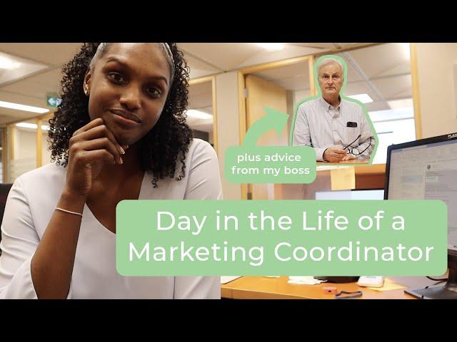 A Day in the Life of a Marketing Coordinator + Advice from my Boss on How to Get a Job After School