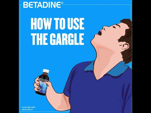 Gargle with BETADINE®