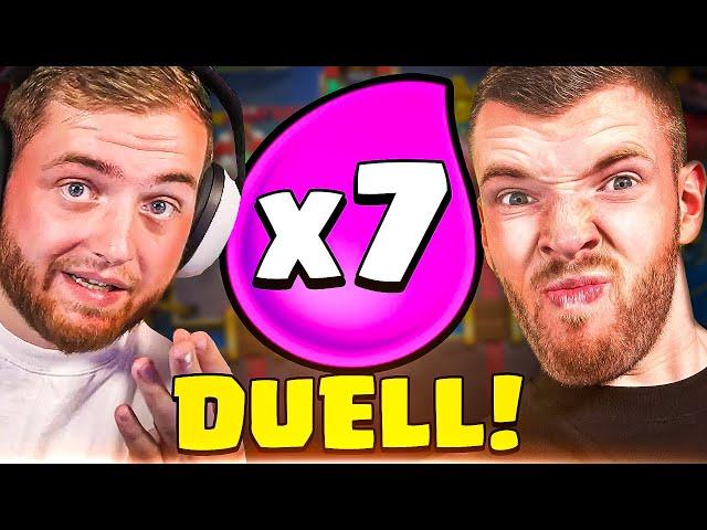 BIGSPIN vs. TRYMACS - 7x ELIXIER DUELL ESKALIERT... | Clash Royale Deutsch