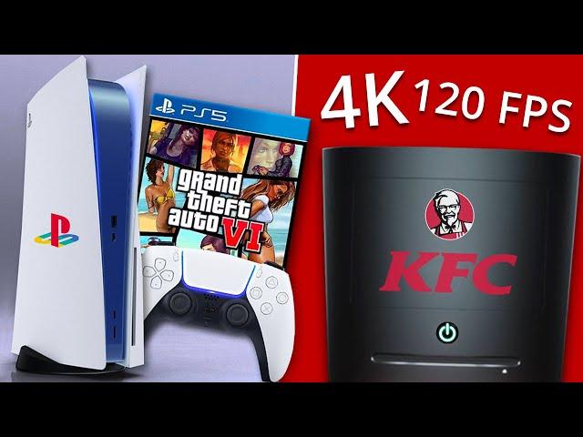 GTA 6 эксклюзив PlayStation 5 / Консоль от KFC