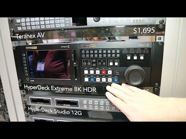 Blackmagic Design HyperDeck Extreme 8K HDR Video Recorder - NAB 2019