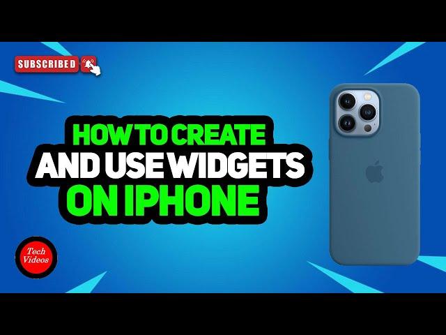 How to Create and Use Widgets on iPhone | Custom App Icons & Widgets On iPhone 16 - Series 2024