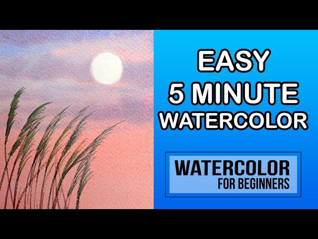 Easy Watercolor Practice for Beginners