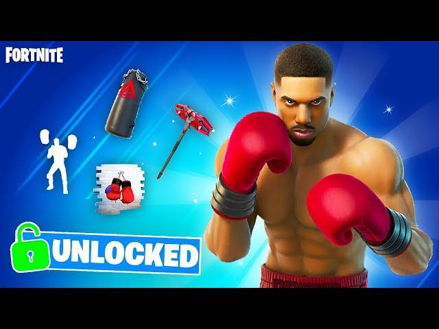 UNLOCKED *ADONIS CREED* SKIN EARLY in FORTNITE! (Chapter 4)